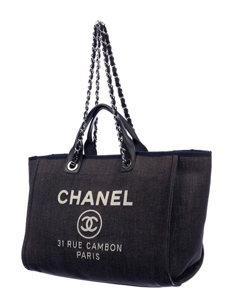 chanel cream tote bag|Chanel deauville medium tote bag.